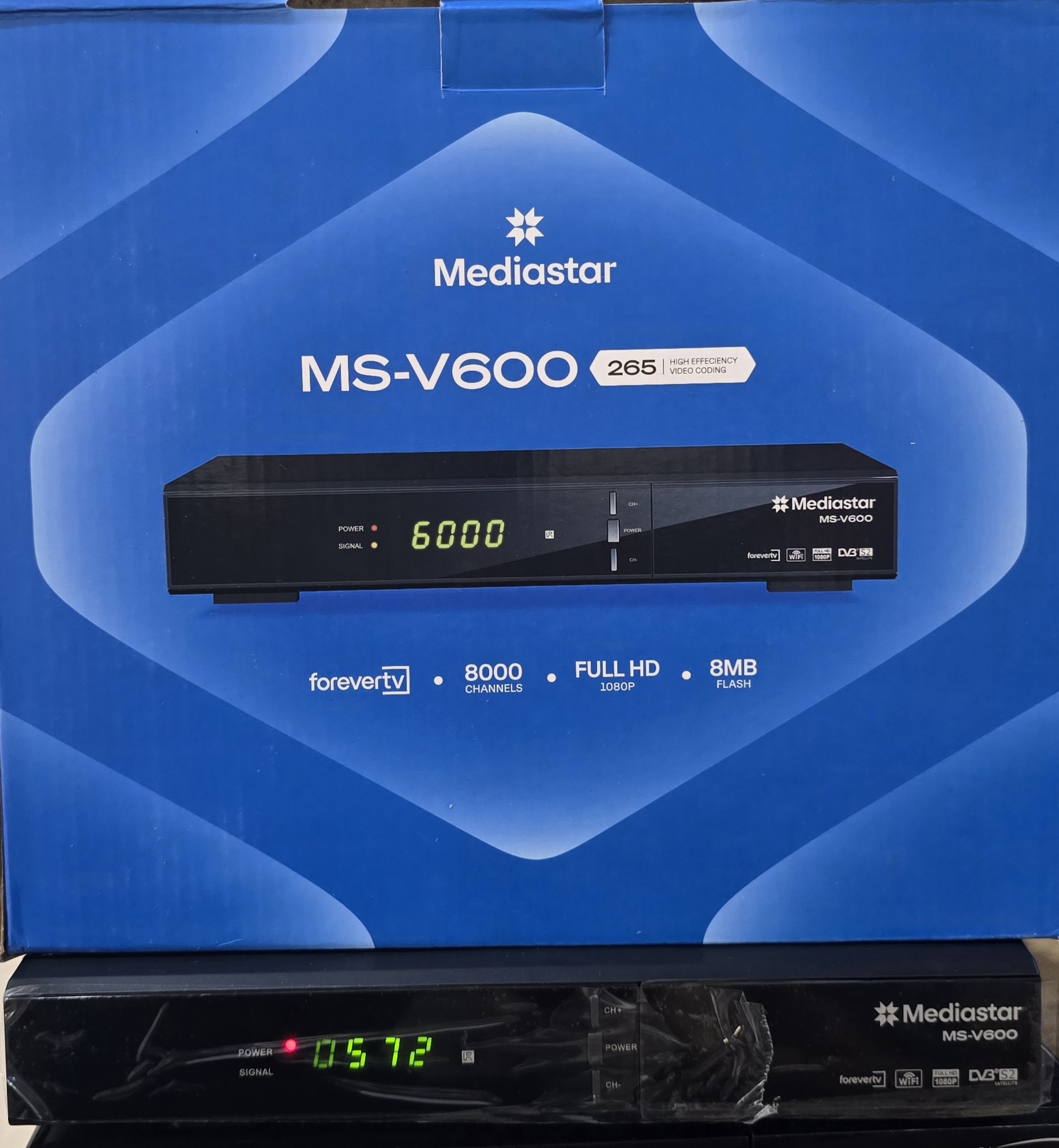 گیرنده دیجیتال مدیا استار مدل V600  کیفیت H265