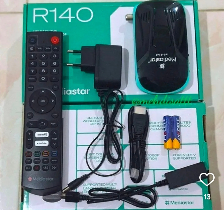 مدیااستار R140 به همراه LNB پرمیوم T110