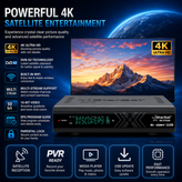 استارست 4k مدل SR270 دو کنترله ۱۰بیت با قابلیت نت 5G