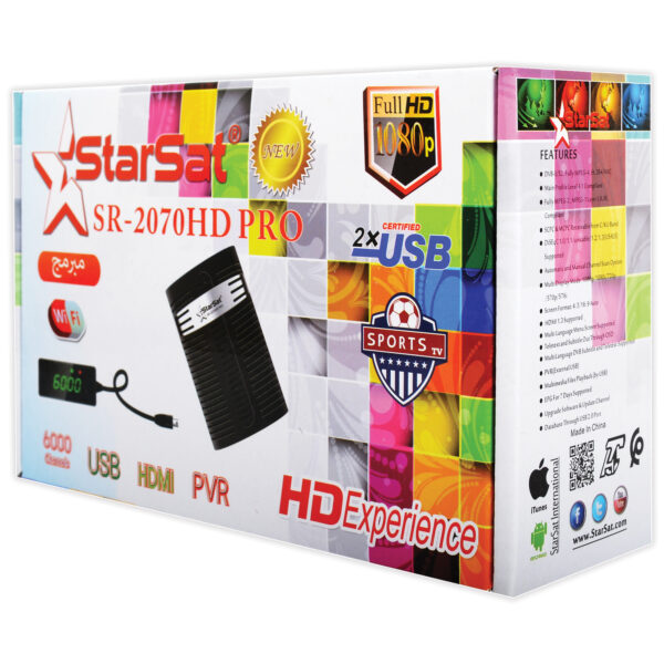 گیرنده مینی فول اچ دی استارست SR2070HD Pro